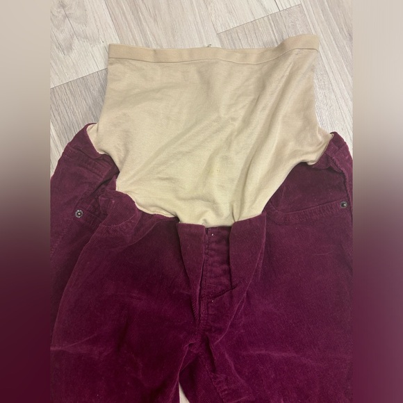 Dark red Old Navy maternity pants - Picture 2 of 4